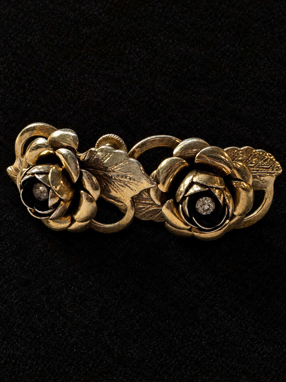 ⚜️ Rose Screw-Back Earrings | Retro-Style | Gold-Tone Floral 💗